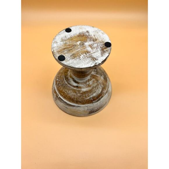 Handmade Wood Pedestal Bowl - Picture 6 of 6